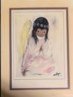 A Little Prayer Crystal Art Tile By DeGrazia SouthWestern Art